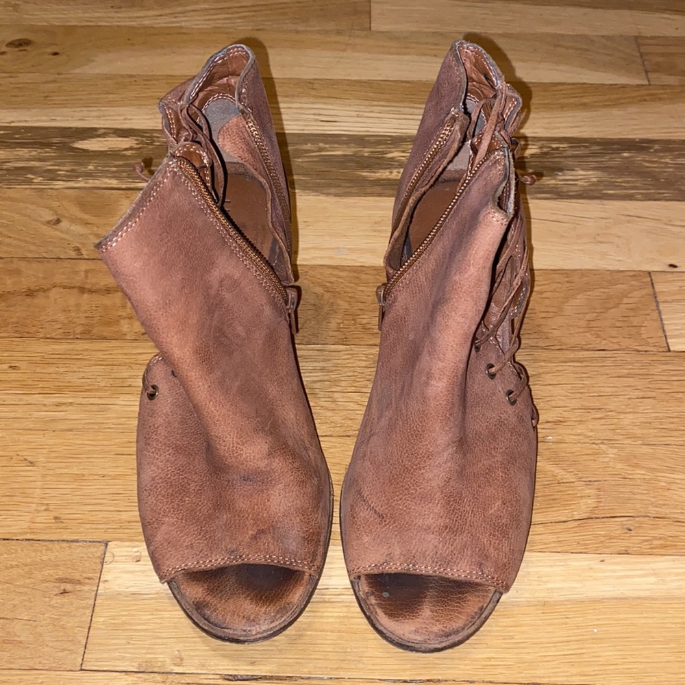 Open Toe Booties - Picture 2 of 5
